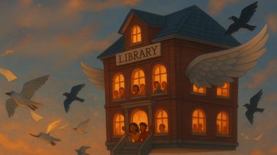 The Library that Flew
