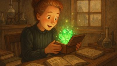 Marie Curie - The Girl who Glowed in the Dark