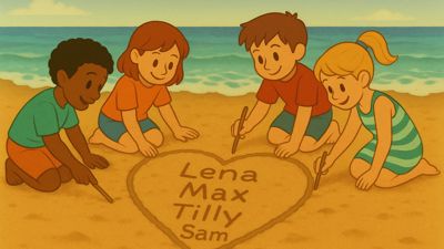 Sandy Toes and Seashell Wishes