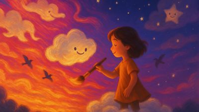 Lina and the Cloud Painter