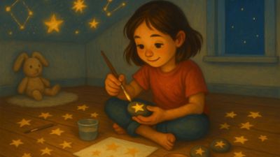 Lila and the Night Paint