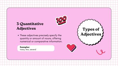 Parts of Speech Adjectives