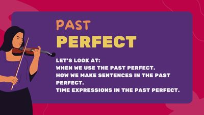 English Past Perfect Education Presentation