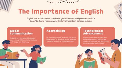 Illustrative Learning English Presentation