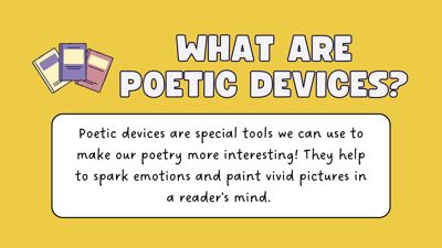 Poetry and Poetic Devices English Presentation