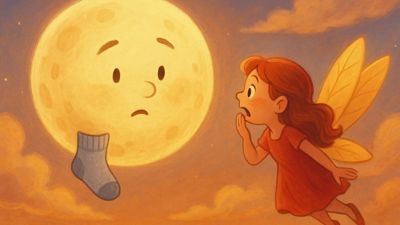 The Moon's Missing Sock